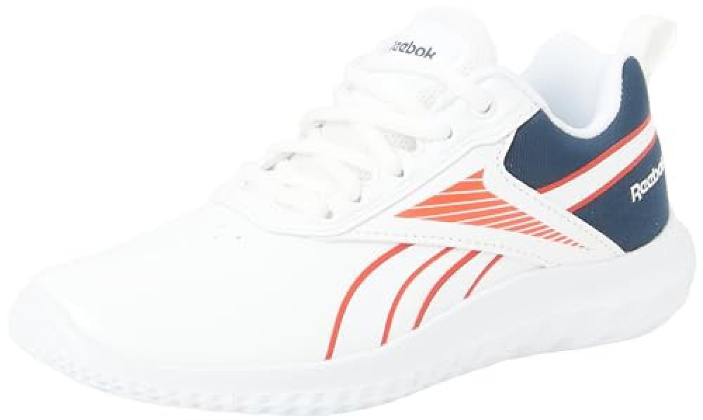 (TG. 28) Reebok Rush Runner 5 Syn, Sneaker, Ftwwht/VECRED/NGHBLK, 28 EU - NUOVO