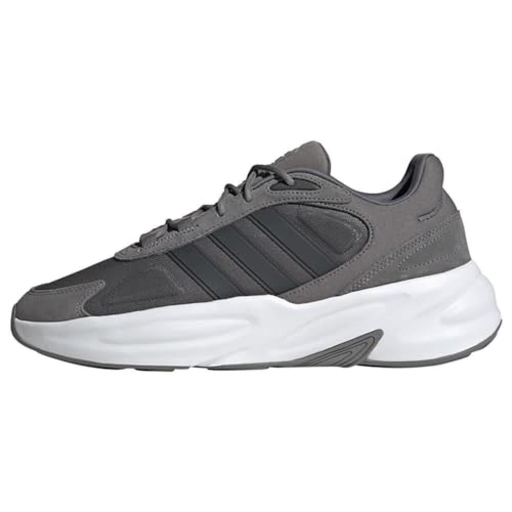 (TG. 46 EU) adidas Ozelle Cloudfoam, Scarpe da Running Uomo, Grey Four Grey Six
