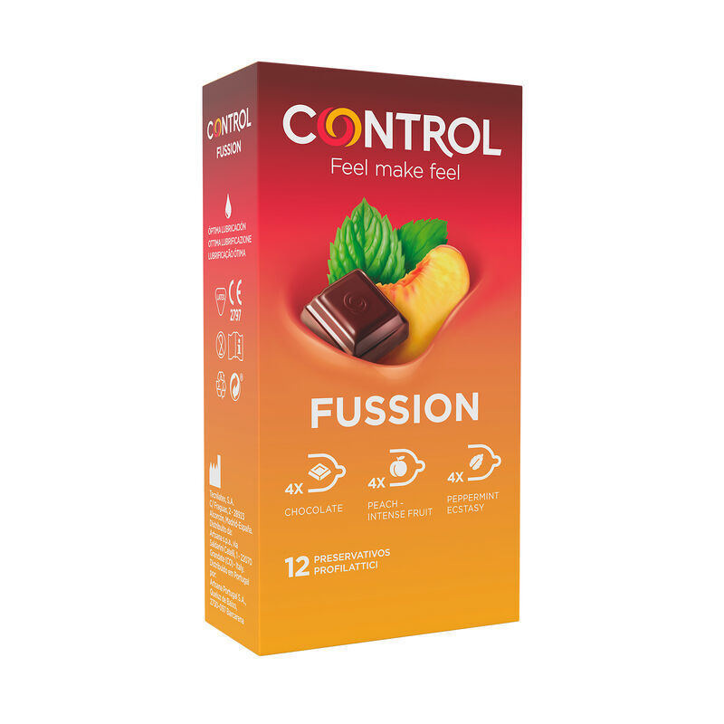 780836 CONTROL - FUSSION CONDOMS 12 UNITS