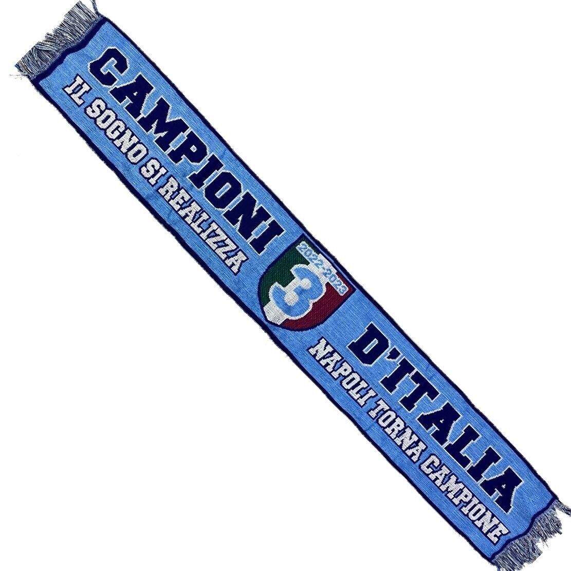 Sciarpa  da Stadio Campioni D'Italia 3 Scudetti Napoli Torna Campione PS 30852-1