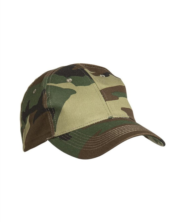 CAPPELLO TIPO BASEBALL MIL-TEC MIMETICO WOODLAND