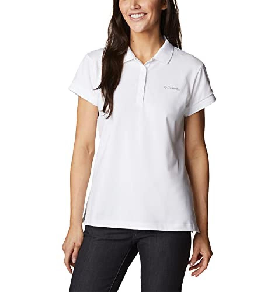 (TG. XL) Columbia Lakeside Trail Solid Pique, Polo da Donna - NUOVO
