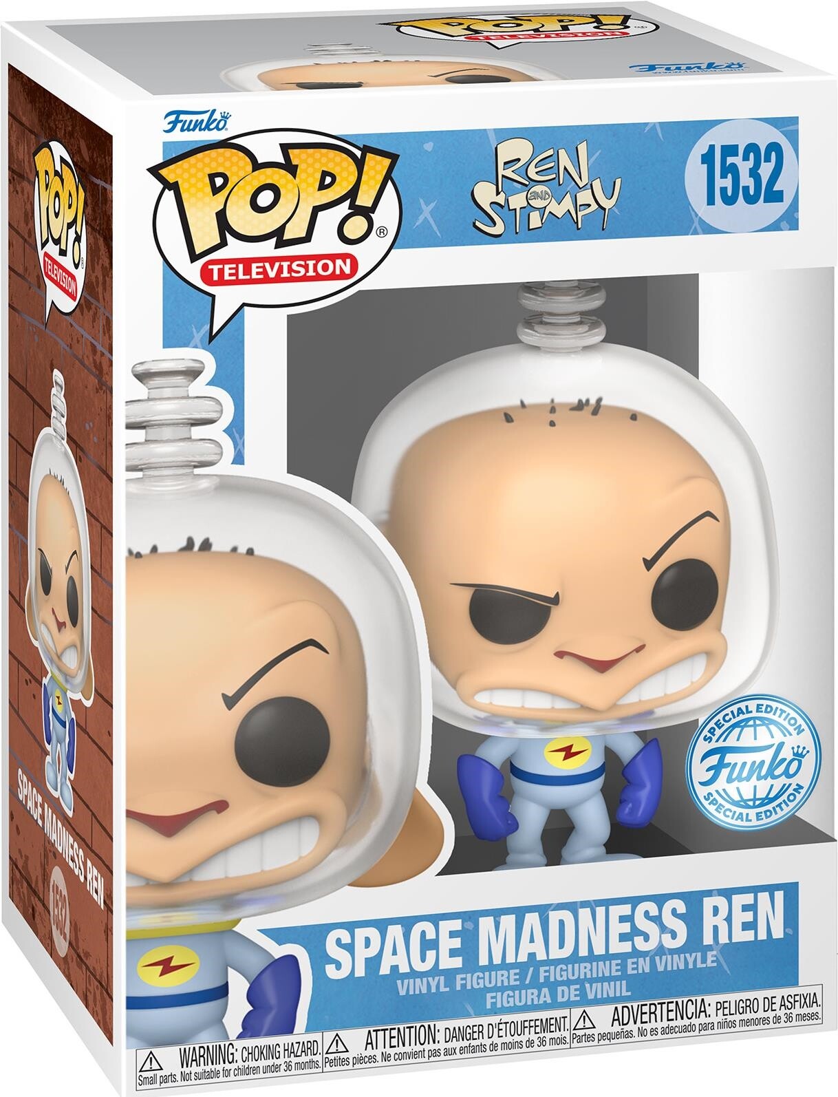 7024787 Merchandising Ren Stimpy: Funko Pop! Television - Space Madness Ren (Vin