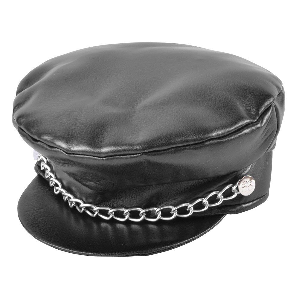Bristol Novelty BH159 Head Accessory   Punk Cap   1 Piece   Black   One Size - A