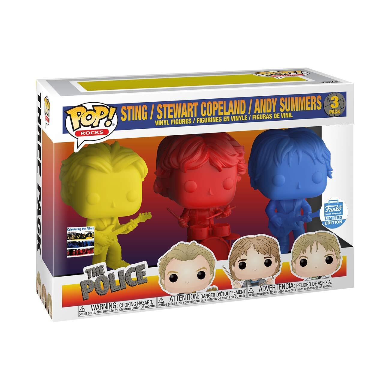 7024787 Merchandising Police (The): Funko Pop! Rocks - 3 Pack Limited Edition Co