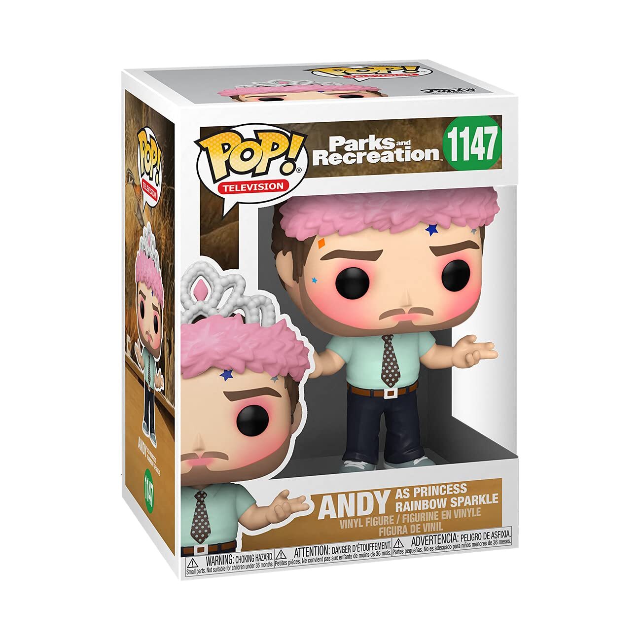 7024787 Merchandising Parks & Recreation: Funko Pop! Television - Andy As Prince