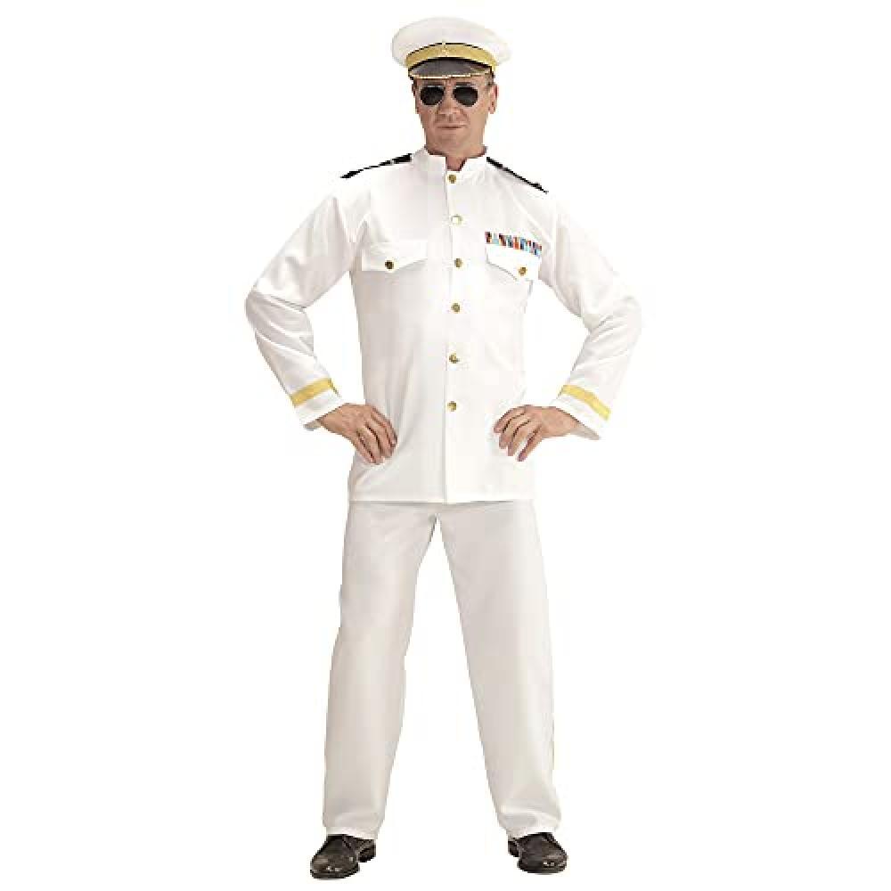 (TG. S) "NAVY CAPTAIN" (jacket, pants, hat) - (S) - NUOVO