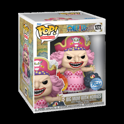 7043973 Merchandising One Piece: Funko Pop! Super - Big Mom W/Homies (Vinyl Figu