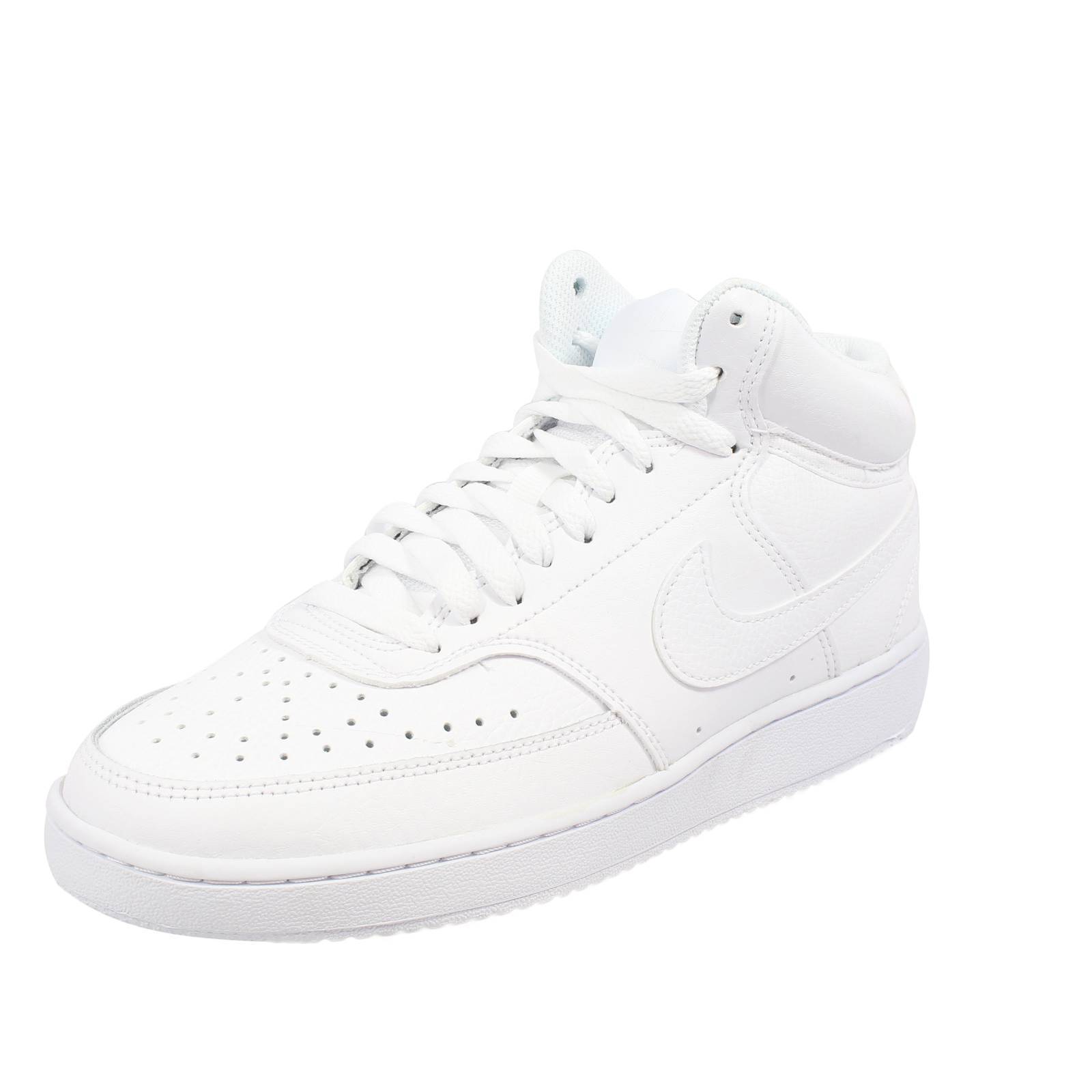Nike Court Vision Mid Bianco - Taglia 38.5 [7.5 US 24.1cm] Scarpe Donna Sneaker