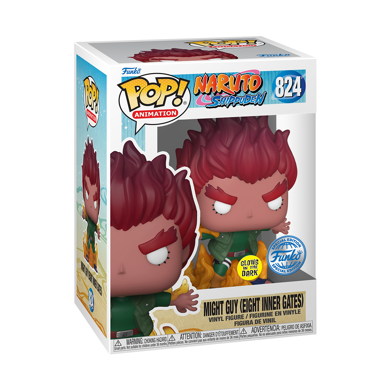 7049192 Merchandising Naruto Shippuden: Funko Pop! Animation - Might Guy (Eight