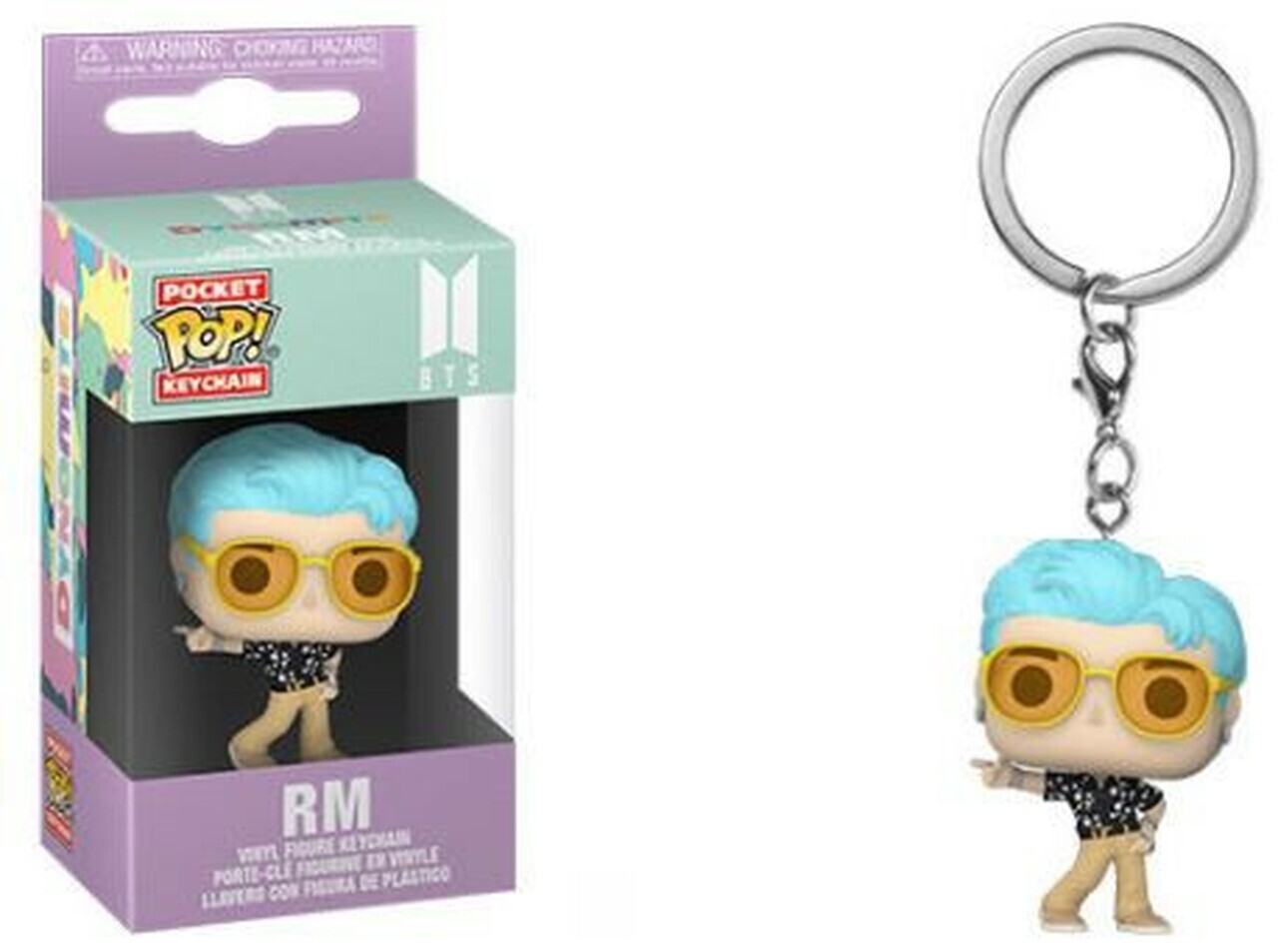 7024787 Merchandising Bts: Funko Pop! Pocket Keychain - Dynamite - Rm (Portachia