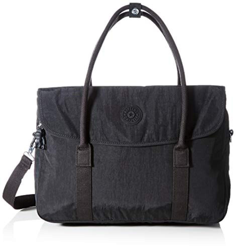 (TG. Taglia unica) Kipling Superworker - Borsa messenger da donna, Nero Noir, 16