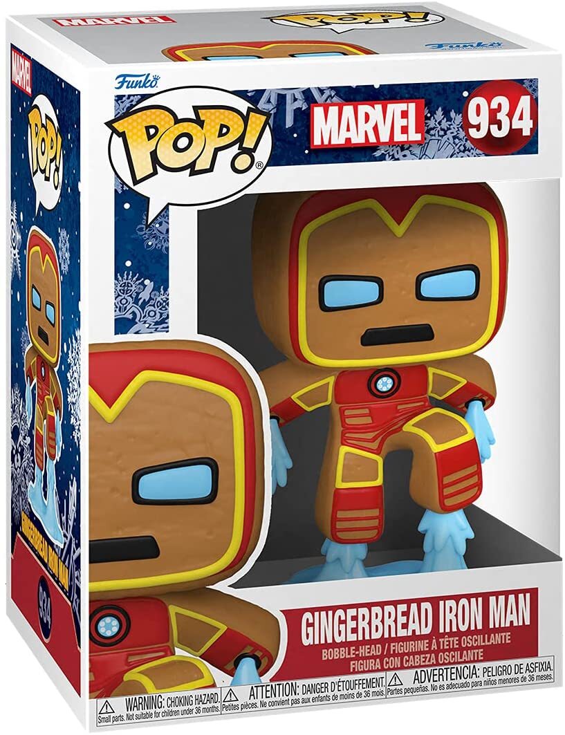 7024787 Merchandising Marvel: Funko Pop! - Holiday - Gingerbread Iron Man (Vinyl