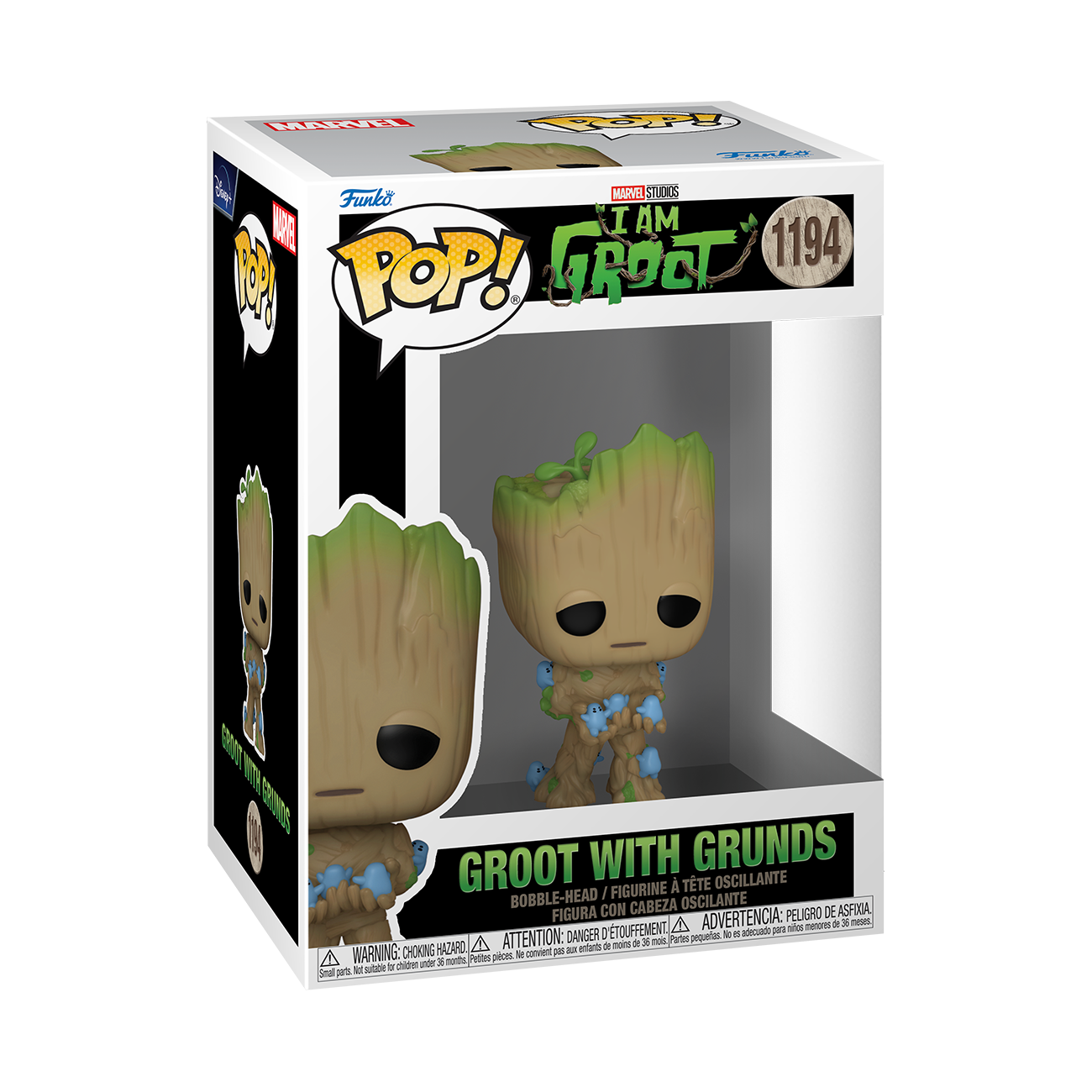 7024787 Merchandising Marvel: Funko Pop! - Guardians Of The Galaxy - Groot W/ Gr