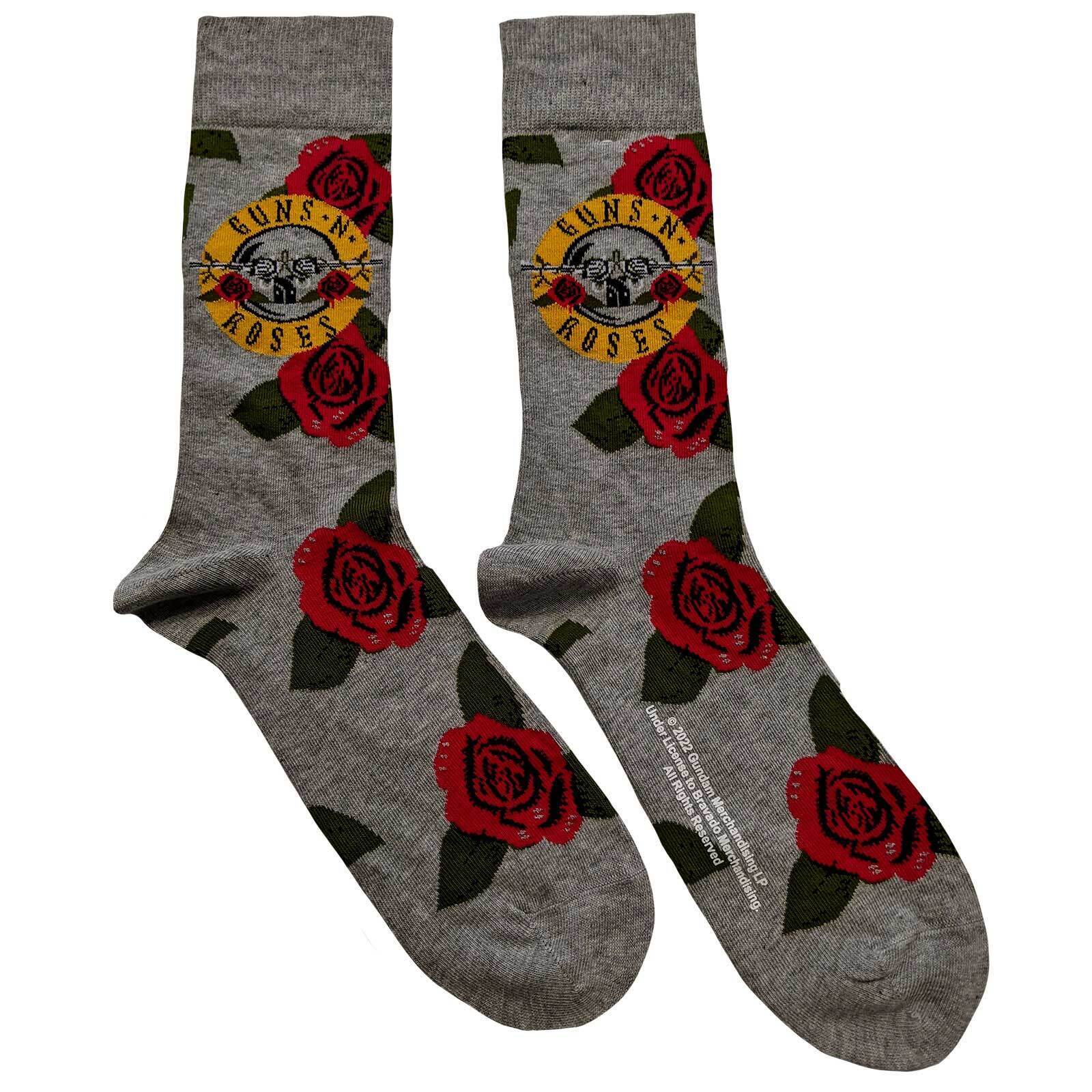 Abbigliamento Guns N' Roses: Bullet Roses (Calzini Unisex Tg. Uk 7 - 11)