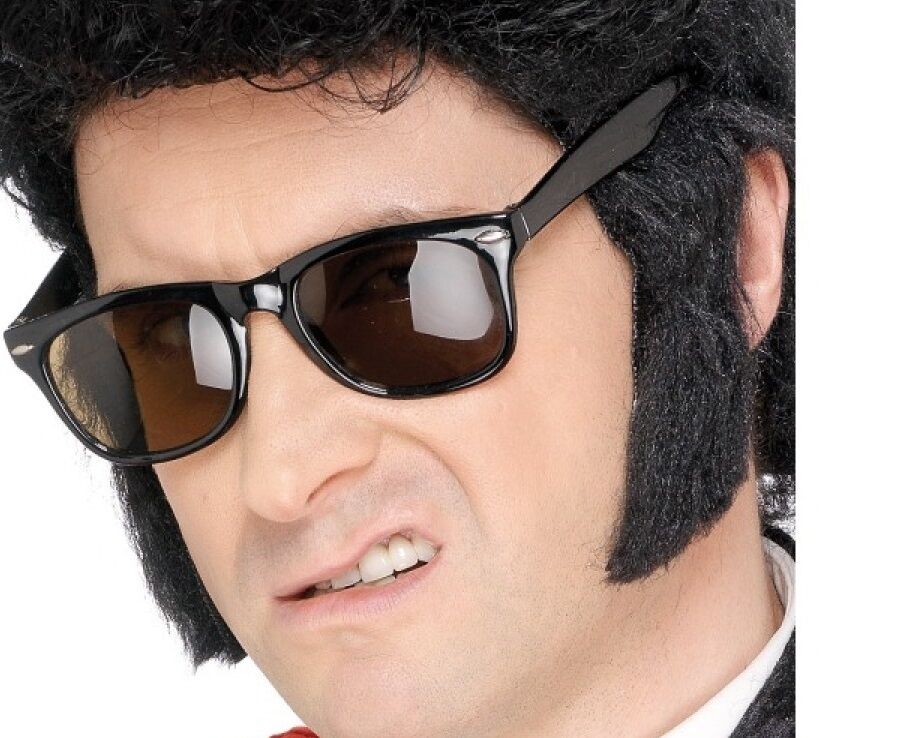 50s 60s 70s Autoadesivo Basette Rocker Teddy Boy Costume Da Smiffys