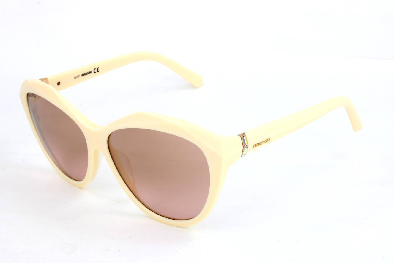 Occhiali da Sole Swarovski SK0136 25G IVORY 58/14/135 Donna