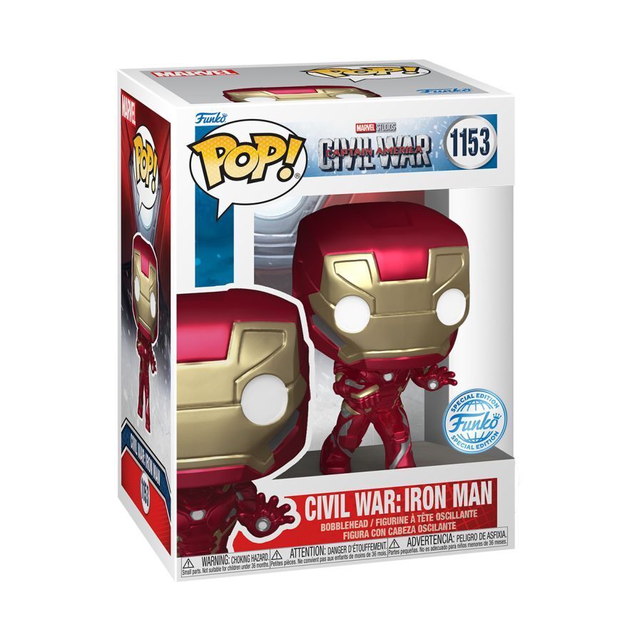 7056481 Merchandising Marvel: Funko Pop! - Captain America Civil War - Civil War