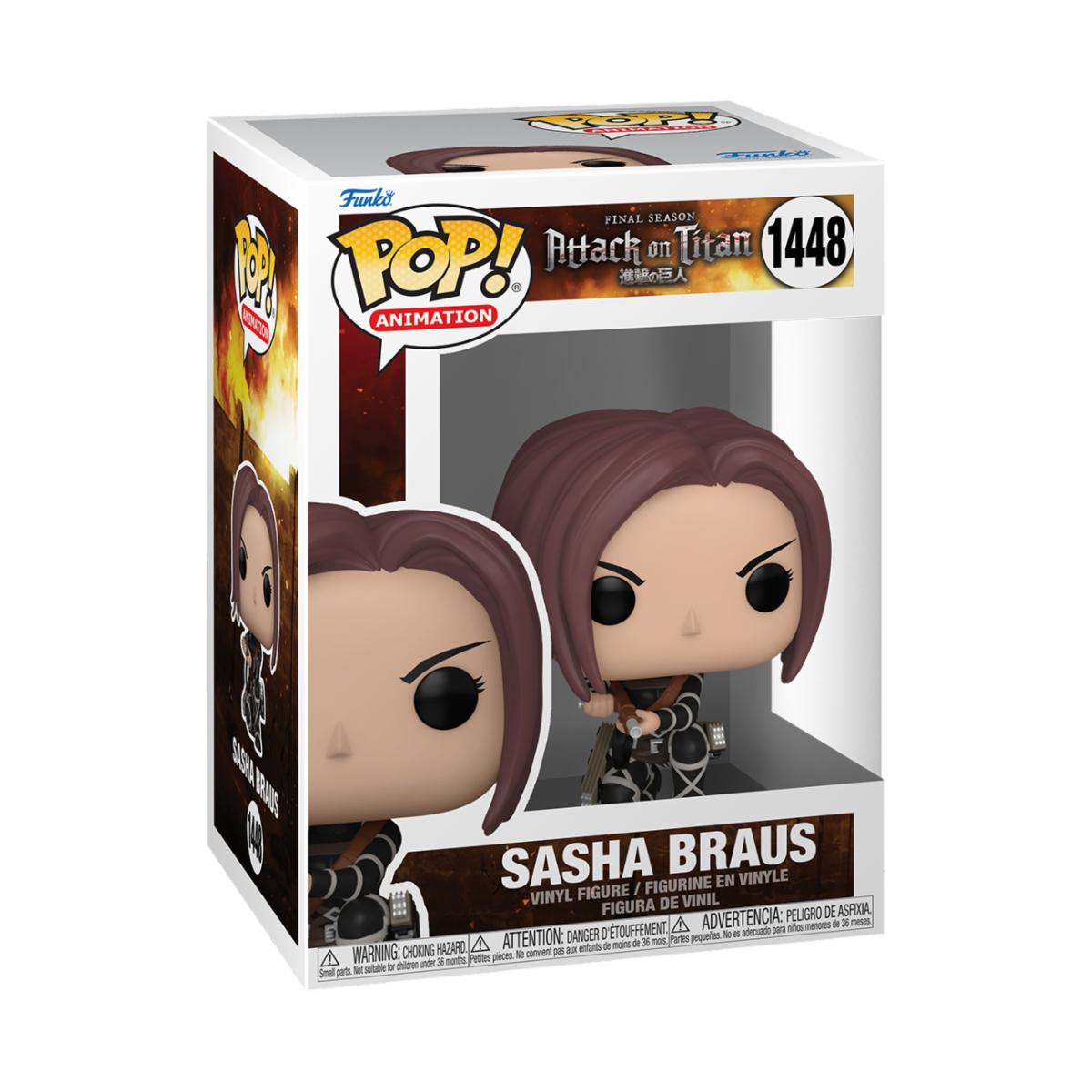 7024787 Merchandising Attack On Titan: Funko Pop! Animation - Sasha Braus (Vinyl