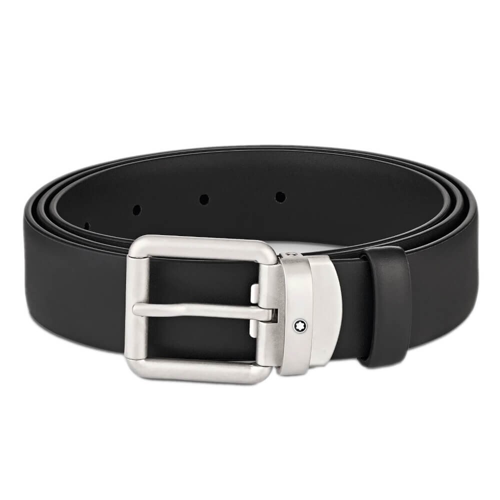 MONTBLANC 129453 CINTURA FIBBIA CON ARDIGLIONE ARROTONDATA VINTAGE MM30