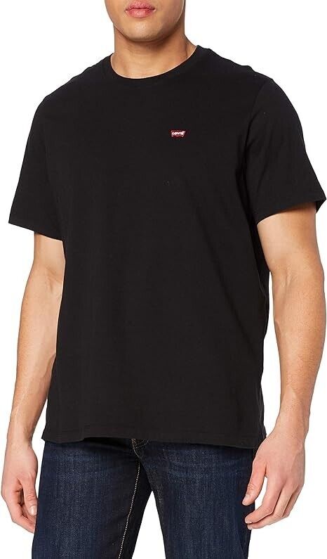 Levi's Big & Tall Original Housemark Tee T-Shirt Uomo - maniche corte - nera