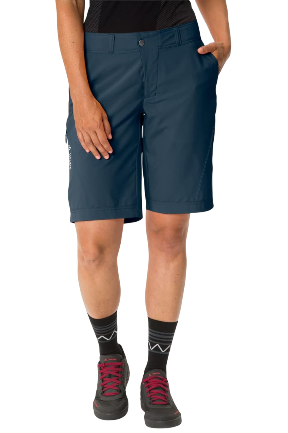 Pantaloncini ciclismo da donna Vaude Wo Ledro S