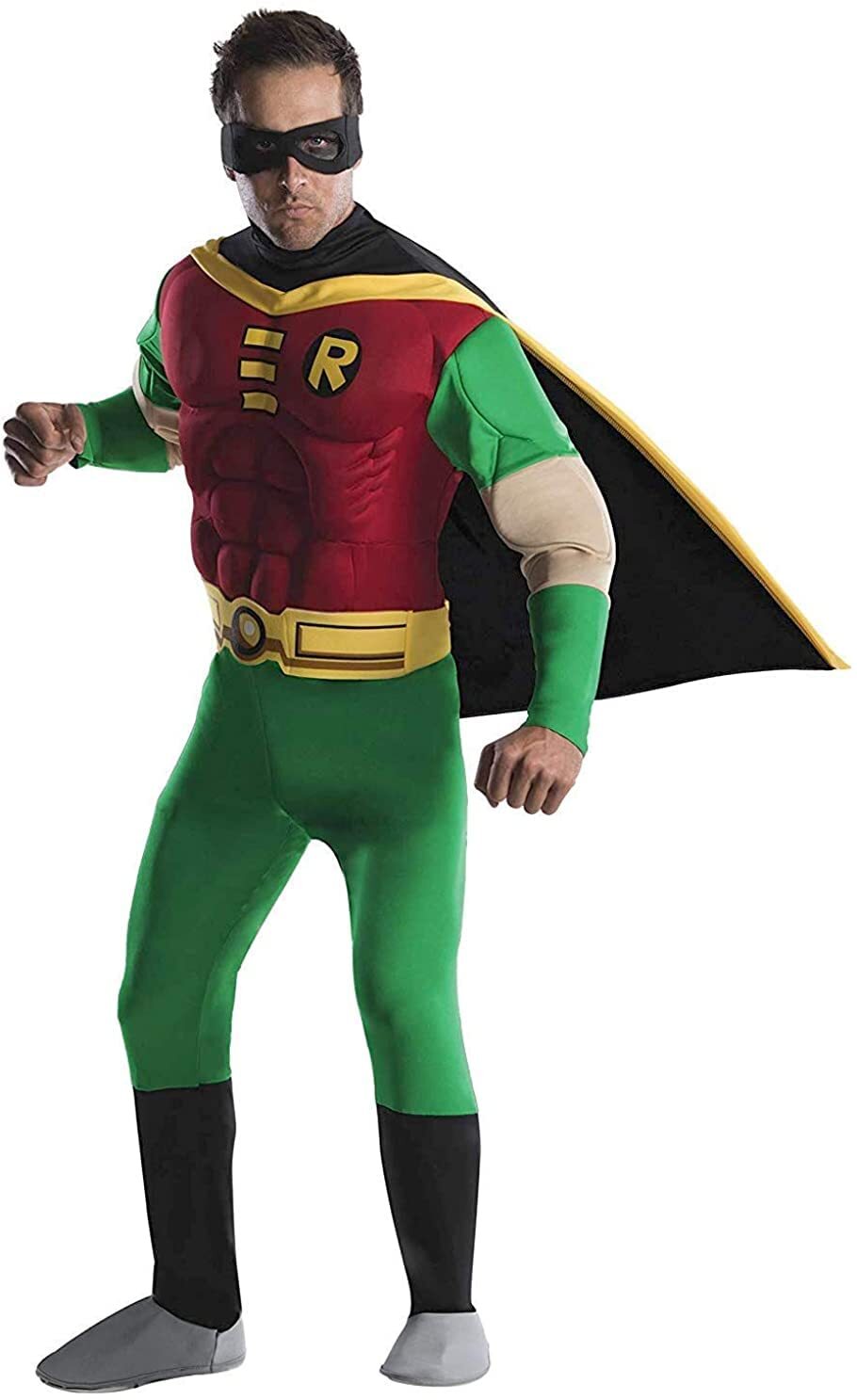 Rubie's Official DC Comic Robin Deluxe Adult Costume, Batman Movie Character, Me