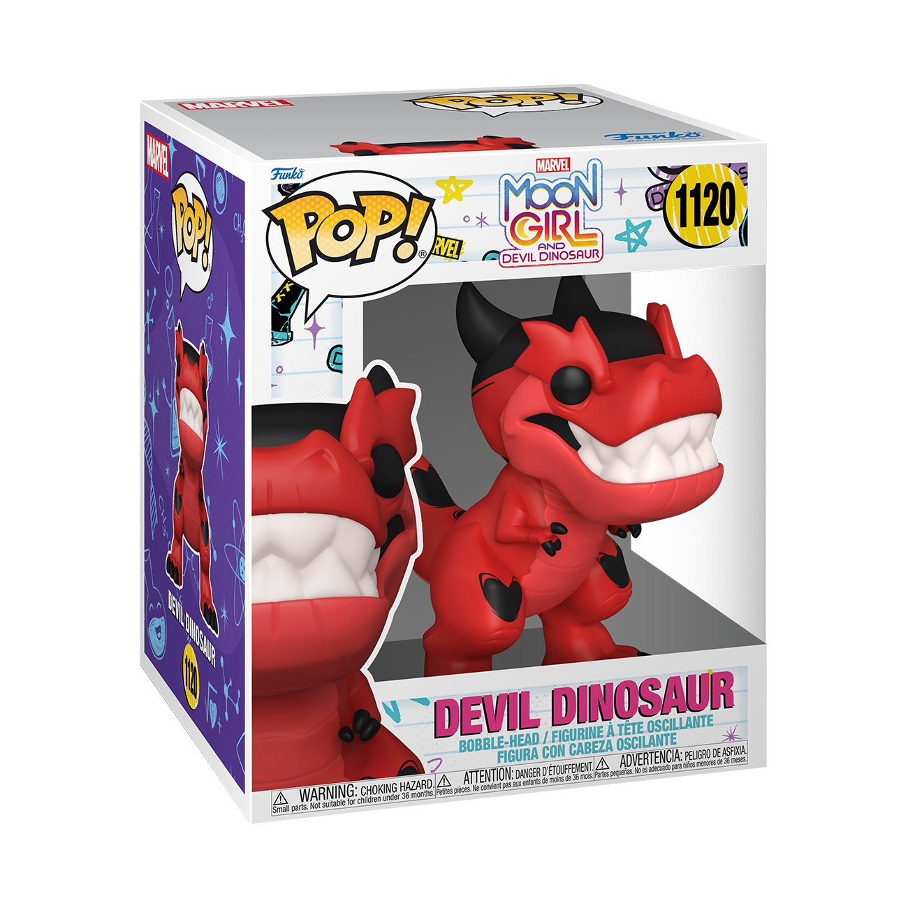 7024787 Merchandising Marvel: Funko Pop! - Moon Girl And Devil Dinosaur - Devil