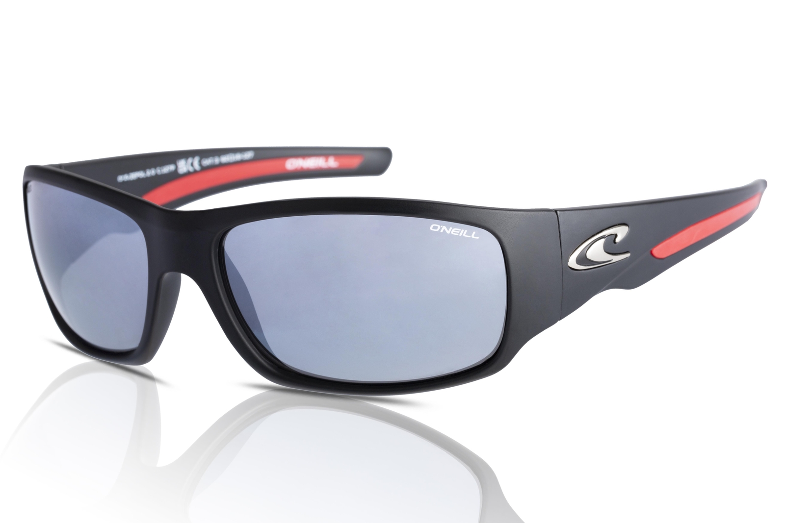 O'Neill Sole Polarizzate Zepol 2.0 127P Opaco Nero / Argento Specchio