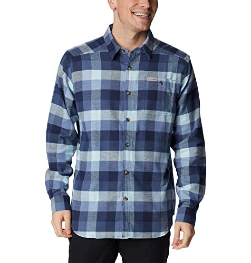 (TG. M) Columbia Camicia-1617951 Camicia, Montagna Scuro, M Uomo - NUOVO