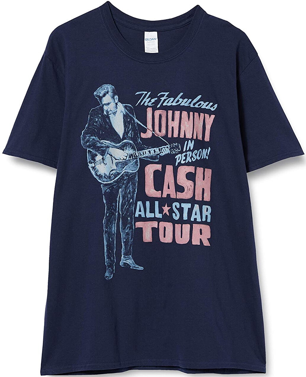 Abbigliamento Johnny Cash: All Star Tour (Back Print) (T-Shirt Unisex Tg. L)