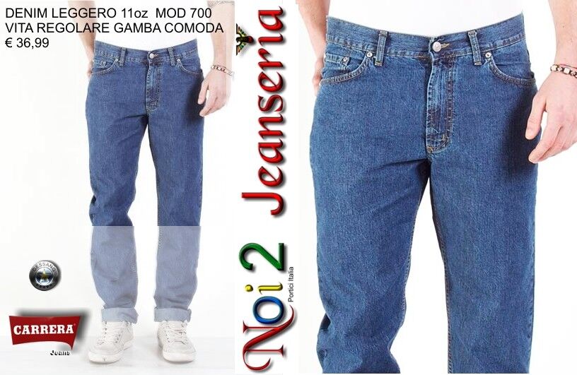 JEANS CARRERA ESTIVO 5 TASCHE ST.Wash  dalla 46 alla 62