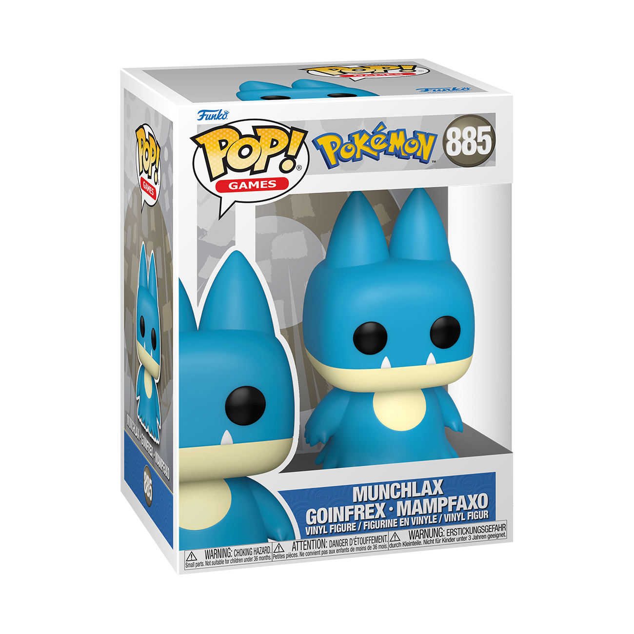 7024787 Merchandising Pokemon: Funko Pop! Games - Munchlax (Vinyl Figure 885)