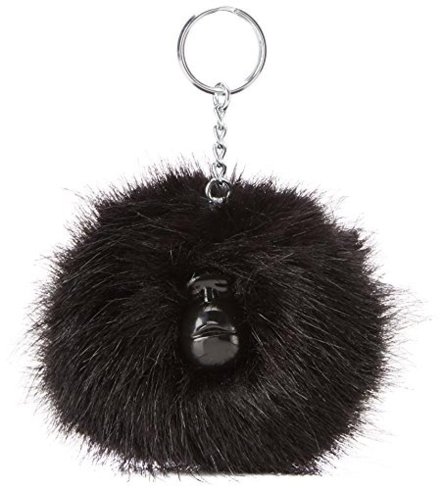 (TG. 9x9x5 cm) Kipling Pompom Monkey - Portachiavi ad anello e catena Unisex Adu