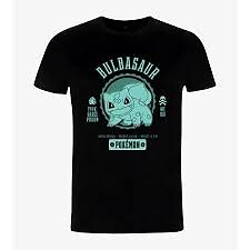 Heroes Inc. - Maglietta T-shirt Pokemon Collegiate Bulbasaur Taglia L