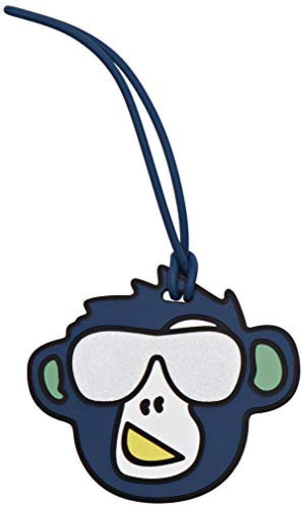 (TG. Taglia unica) Kipling Monkey Fun Tag - Portachiavi ad anello e catena Donna