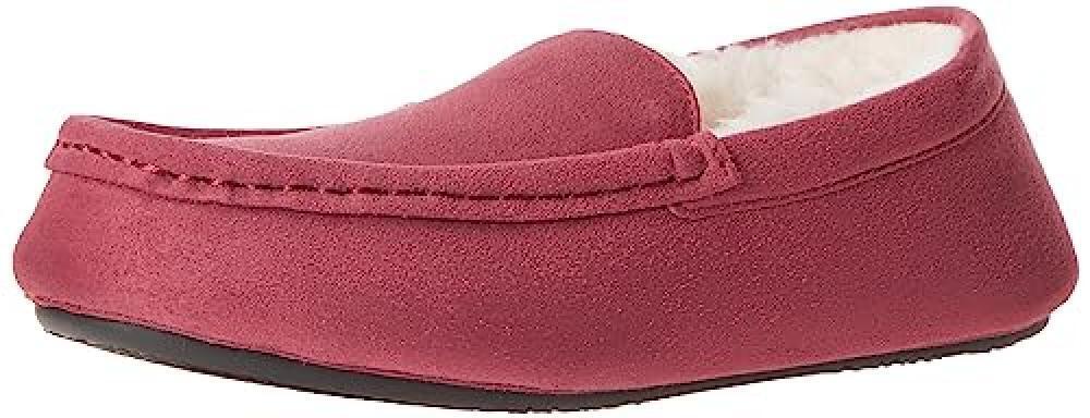 (TG. 39 EU) Amazon Essentials Pantofola a Mocassino Donna, Bruno Rosso, 39 EU -