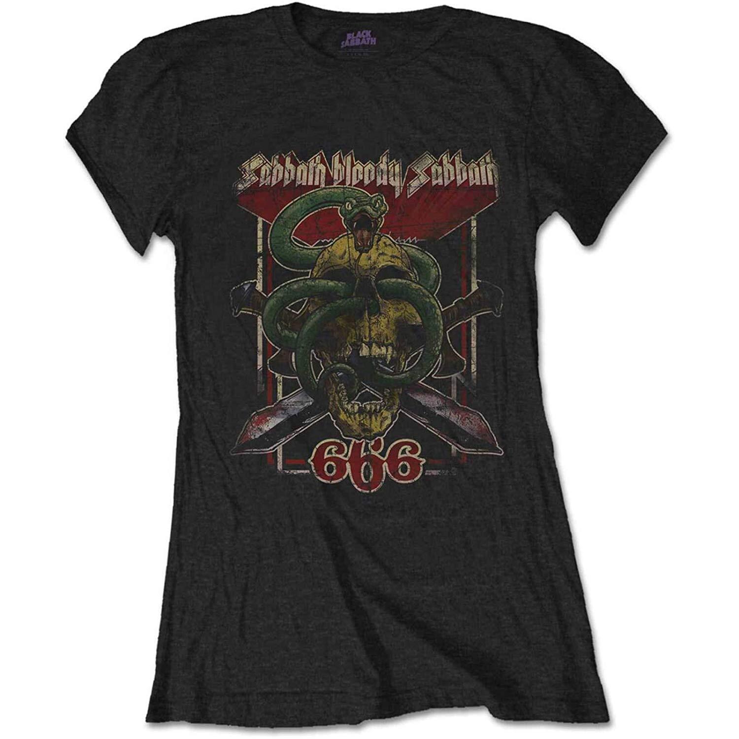 Abbigliamento Black Sabbath: Bloody Sabbath 666 (T-Shirt Donna Tg. S)