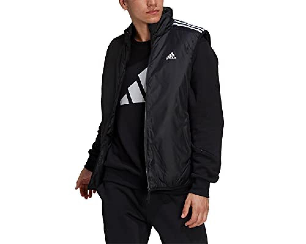 (TG. L) adidas Essentials Insulated Gilet isolante, Black, L - NUOVO