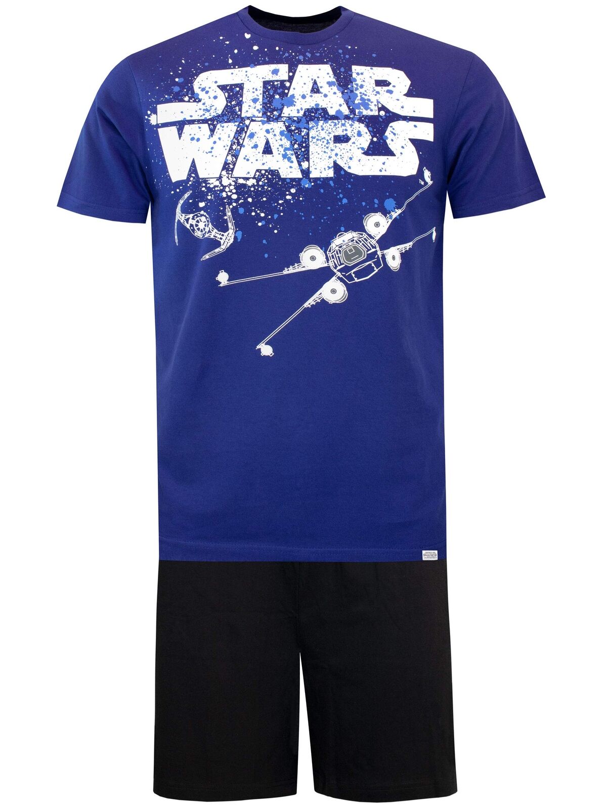 Star Wars Pigiama | Pigiami Uoma Cotone | Pigiama Uomo Corto Blu Medium