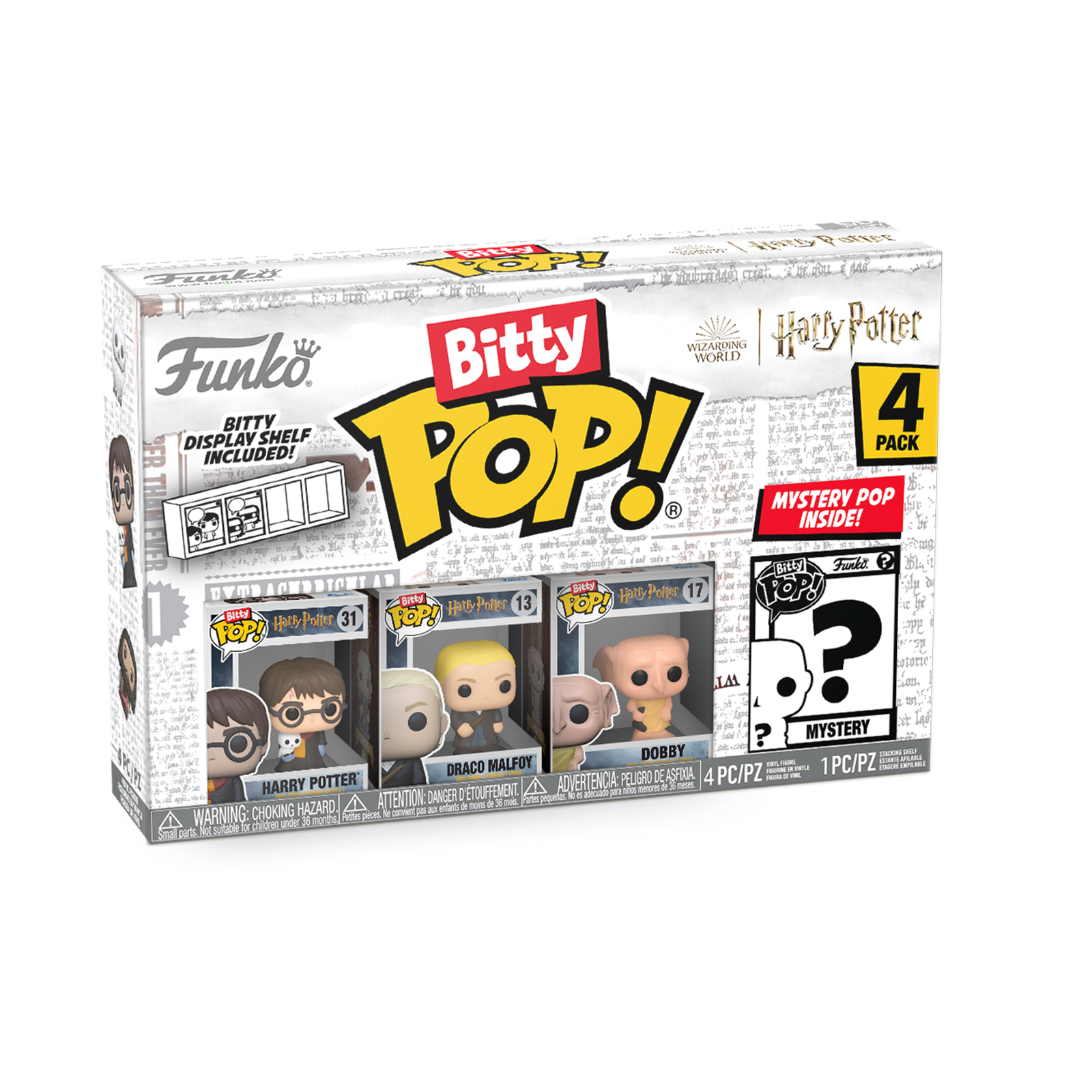 7024787 Merchandising Harry Potter: Funko Pop! Bitty POP 4 Packs - Harry Potter