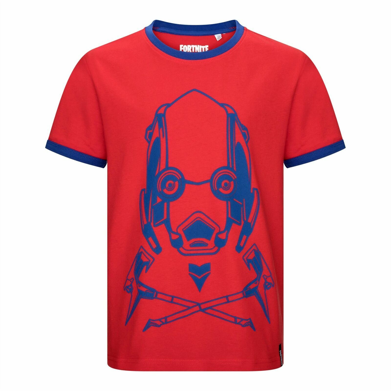 T-Shirt  Maglietta Fortnite Ragazzi ROBOT Manica Corta Rossa 10anni/140cm