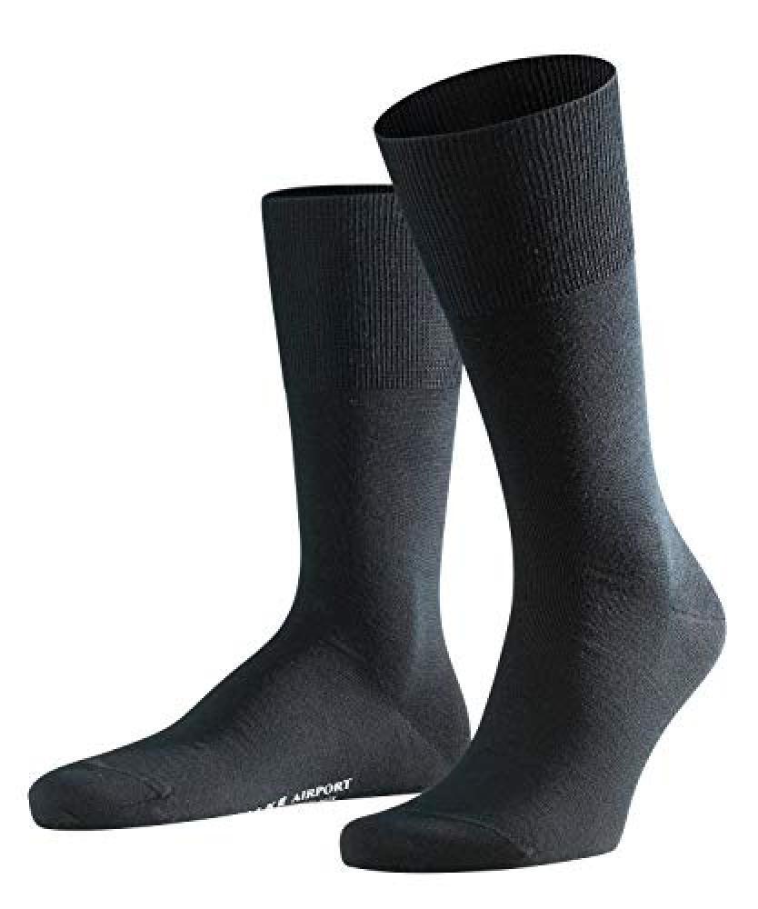 (TG. Taglia produttore: 41/42) FALKE - 14435  Airport Socke, Calze da uomo, Nero