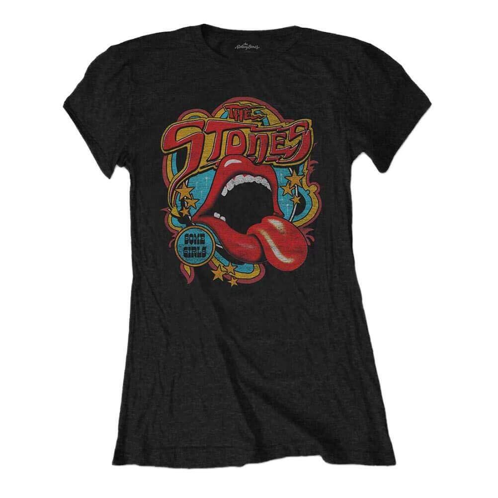 Abbigliamento Rolling Stones (The): Retro 70S Vibe (T-Shirt Donna Tg. M)