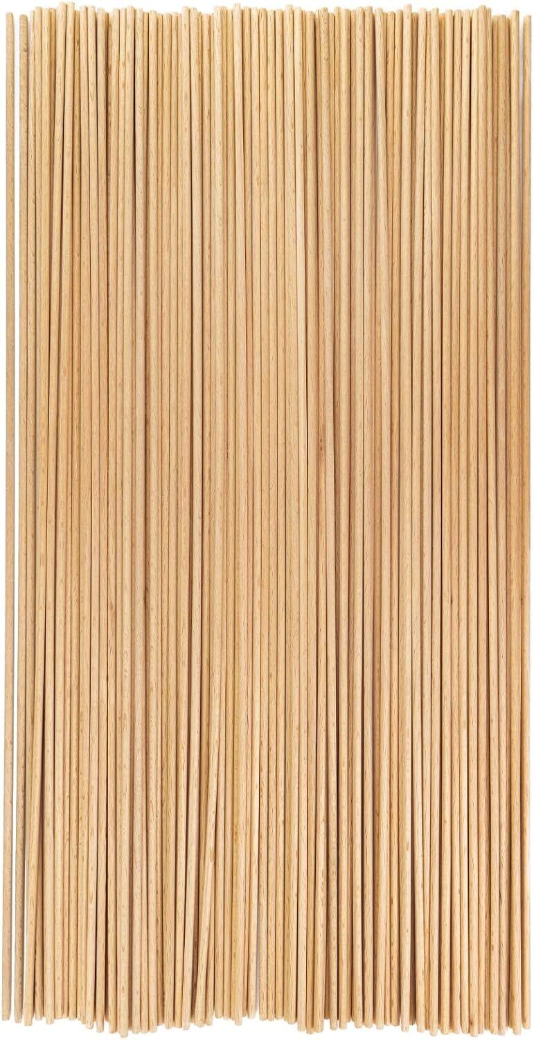 MCE-Commerce Bastoncini di legno faggio naturale, Ø 4 mm, 4mm x 50cm
