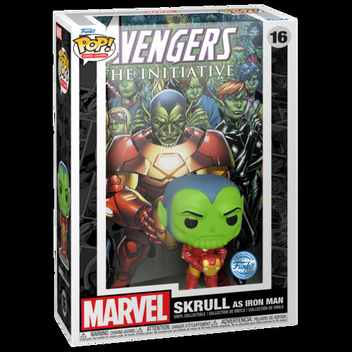 7024786 Merchandising Marvel: Funko Pop! Comic Cover - Skrull As Iron Man (Vinyl