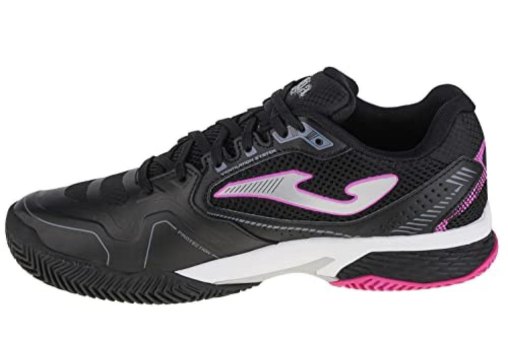 (TG. 40.5 EU) Joma, Tennis, Padel Shoes Donna, Black, 40.5 EU - NUOVO