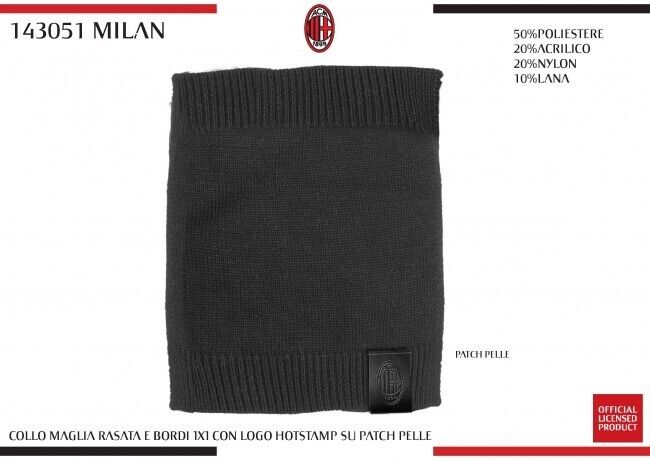 SCALDA COLLO MILAN INVERNALE TAGLIA UNICA PRODOTTO UFFICIALE