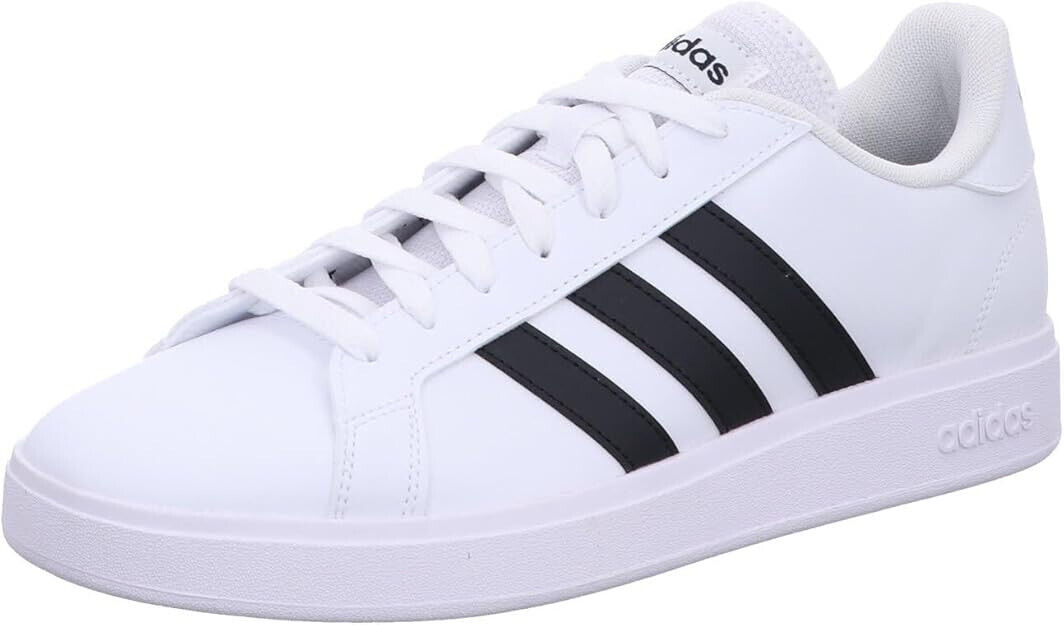Adidas Grand Court BASE 2.0 Sneakers bianche a strisce nere per uomo n 41 1/3