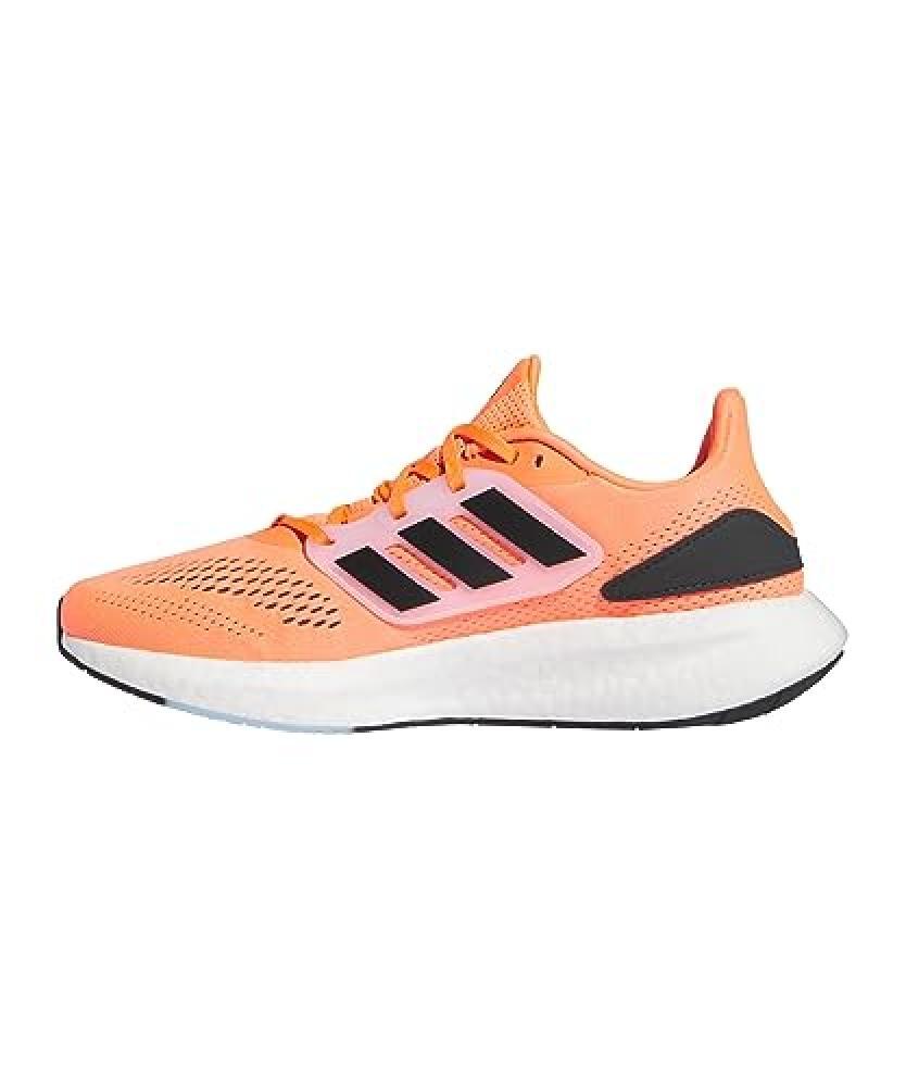 (TG. 41 1/3 EU) adidas Pureboost 22, Sneakers Uomo, Solar Red/Carbon/Ftwr White,